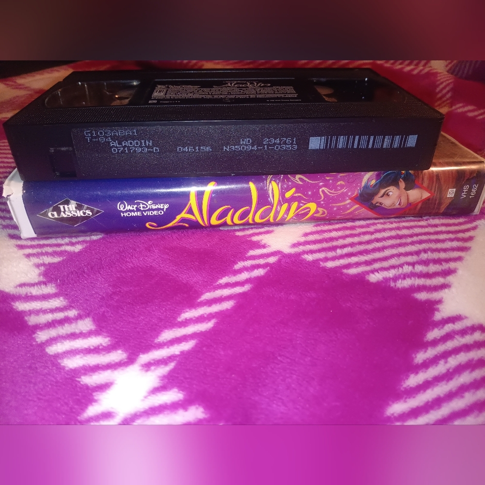 Disney Aladdin VHS BLACK DIAMOND THE CLASSICS